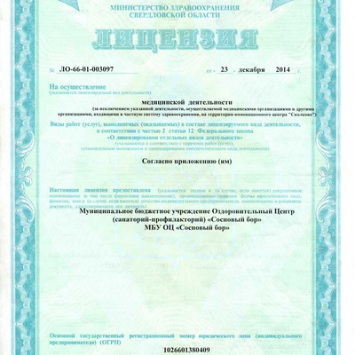 Лицензии